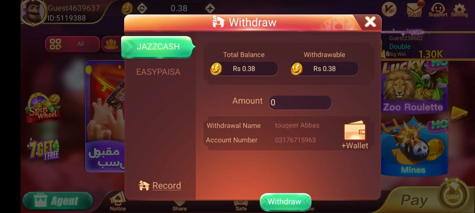 Cover: Dragon Tiger Club Withdrawal Guide — JazzCash & EasyPaisa Payouts
